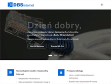 Tablet Screenshot of dbsinternet.pl